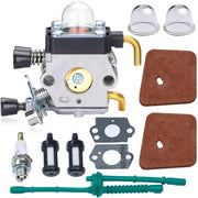 HOODELL carburetor front view showing fit and mounting, ensures reliable replacement
