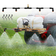 HooLing boom sprayer front view showing full-width spray arm and durable build