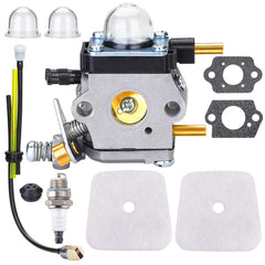 HOODELL carburetor front view showing clean cast body and ports for easy replacement