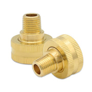 Hooshing brass adapter front view showing durable construction and reliable connection
