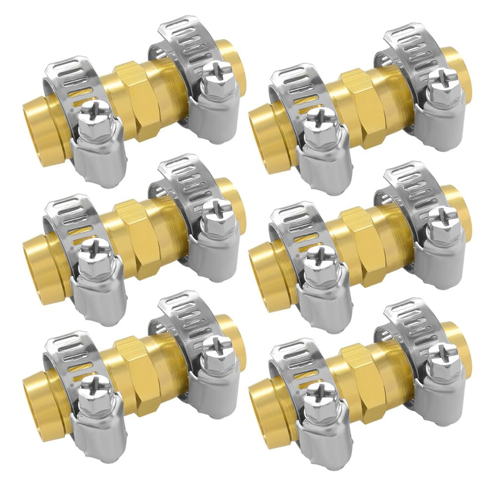 Hooshing brass barb front view showing durable material and fit benefit