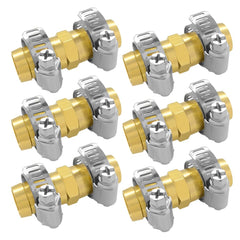 Hooshing brass barb front view showing durable material and fit benefit
