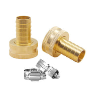 Hooshing brass connector front view showing durable construction and quick repairs