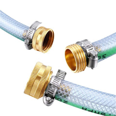 Hooshing stainless-steel clamp and rubber gasket displayed for leak prevention