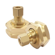 Hooshing adapter front view showing 3/4" GHT and compression ends for easy connection
