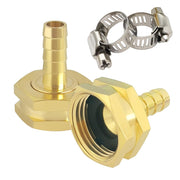 Hooshing brass adapter front view shows durable connector and quick-fit benefit