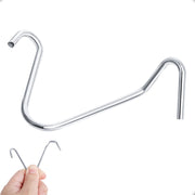 Hoqqf front pack of 300 T-post clips showing quantity and finish, durable supply