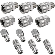 Hotop front packaging showing four 3/8" NPT quick connectors, durable and ready