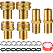 Hotop front packaging showing brass menders and included clamps for quick repairs