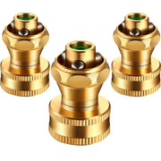 Hotop front view brass nozzle showing sturdy build and ergonomic shape