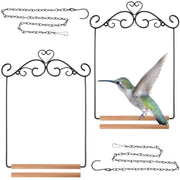 Hotop front view of swing showing stable perch and clear silhouette