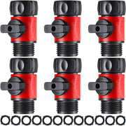 Hotop front view showing six red shut-off valves and packaging for quick selection