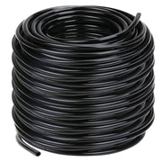 Hourleey coiled 200 ft drip tubing showing compact storage and easy deployment