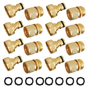 Hourleey front packaging showing full 8-pair brass set and contents benefit durable
