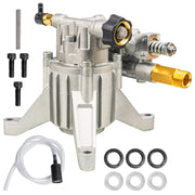 Hourleey front view pump showcasing solid build and easy replacement benefit