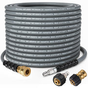Hourleey pressure hose front view showing full 50FT length benefit