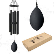 Howarmer front view showing black metal chime and clean styling benefit: versatile decor