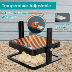 howooiua height adjustment bracket illustrating customizable warm-zone positioning