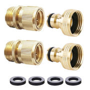 HQMPC brass connector front packaging showing kit and contents benefit reliability