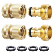 HQMPC front packaging showing brass quick connect kit and included washers for durable use