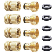 HQMPC front packaging showing four quick connect sets and washers for fast setup