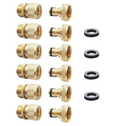 HQMPC front view showing six quick connect sets for fast hose hookups