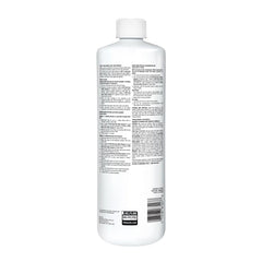HTH bottle angled view highlighting ergonomic pour spout and label