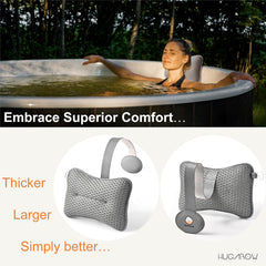 Hugabow close-up of 4D air mesh texture offering breathable comfort