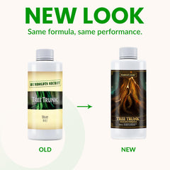 Humboldts Secret bottle detail highlighting durable cap and clear ingredient panel benefits