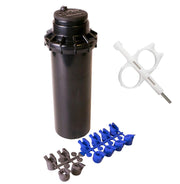 Hunter rotor head 5-pack front view showing all units and benefits of matched heads
