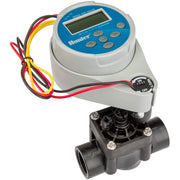 Hunter NODE-100-VALVE front view showing compact controller and benefits