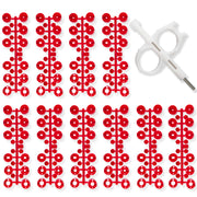Hunter PGP ADJ 10-pack front packaging showing red nozzles and included key, simplifies replacements