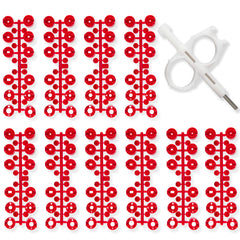 Hunter PGP ADJ 10-pack front packaging showing red nozzles and included key, simplifies replacements