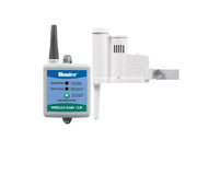 Hunter WRCLIK front view showing compact wireless sensor and housing for reliable shutoff