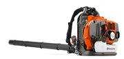 Husqvarna 360BT front view showing blower housing and tubes for powerful clearing