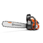 Husqvarna 450X front view showing robust build and quick-access controls