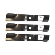 Husqvarna clearcut blade front packaging showing three-pack and fit information for easy identification