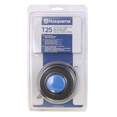 Husqvarna T25 front view showing cap and body for quick identification and easy installation