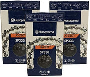 Husqvarna X-Cut front packaging showing three-pack and model details for quick identification