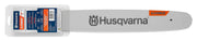 Husqvarna X-Force front view showing bar profile and mounting holes for precise fit