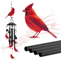 HUVNSOCH front view showing cardinal chime and balanced design benefit