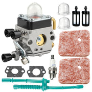 HUZTL carburetor front view showing mounting points and improved fit