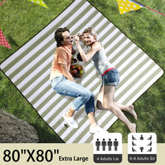 HX&OD folded blanket with carry strap for easy transport