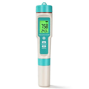 HydraJoy front view of device showing compact professional tester and controls, fast readings