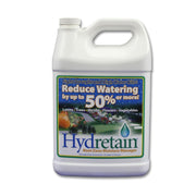 Hydretain front label on one-gallon concentrate showing product branding and use benefits