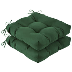 IASEAHK front view of dark green cushions showing neat fit and outdoor style