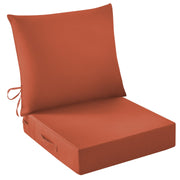 IASEAHK front view of cushion set shows vibrant spice color and fit