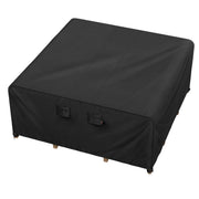 iBirdie front view patio table cover protecting table outdoors