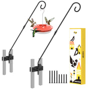iBorn front view hanger mounted on railing showing stable placement and easy visibility