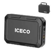 ICECO PB250 front panel showing ports and display for easy device control